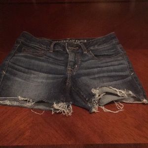 American Eagle Blue Jean Shorts size 4